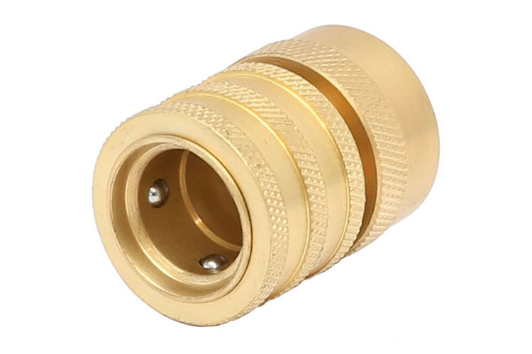 3 / 4â €Female Pirinç Quick Hose Connector with water stop